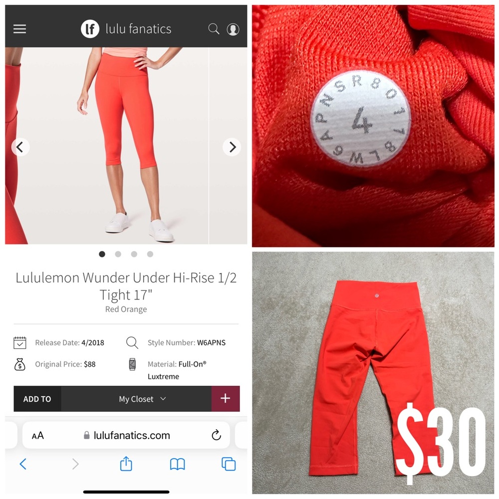 Lululemon Wunder unders